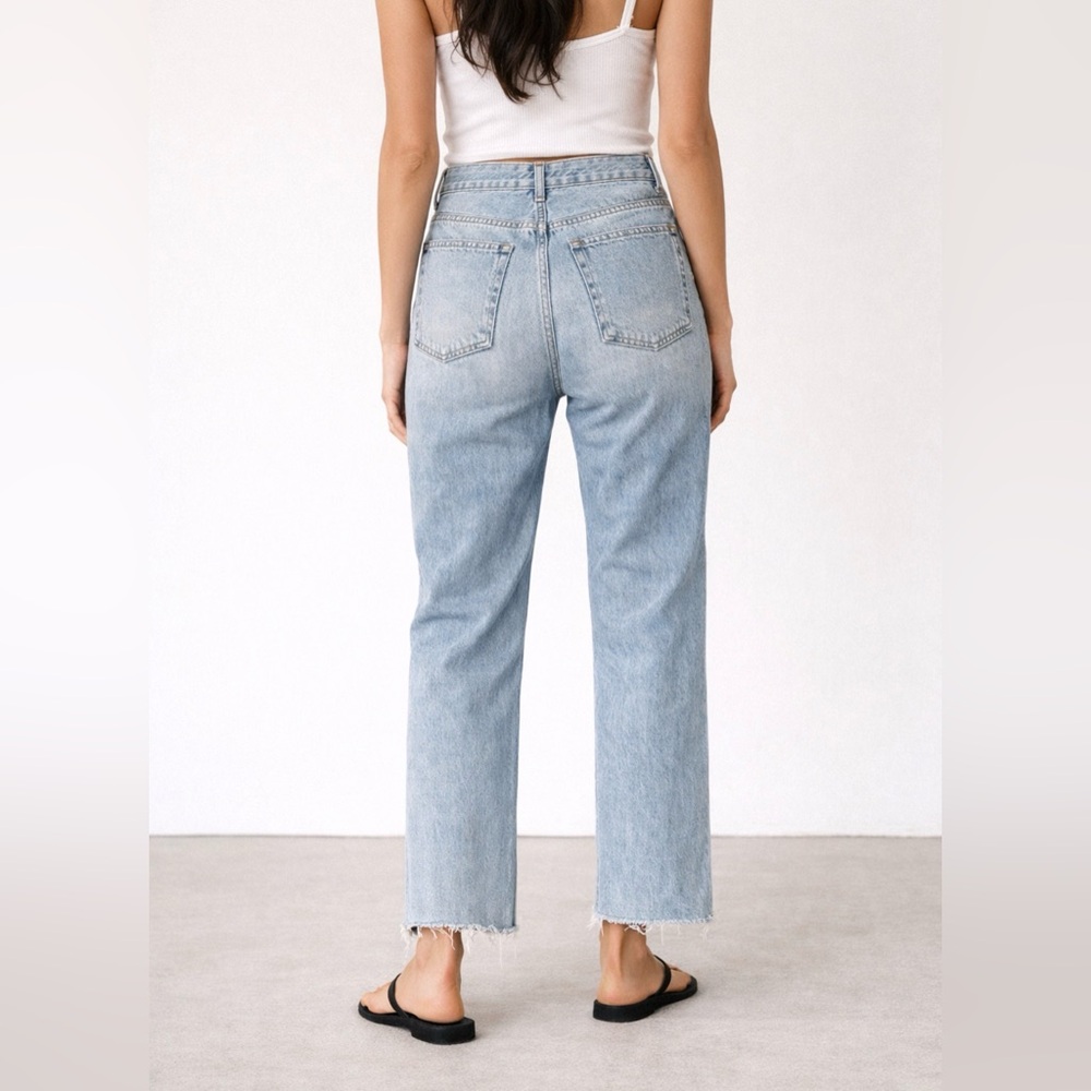 The Row Light Blue Straight Leg Jeans - Picture 14 of 14